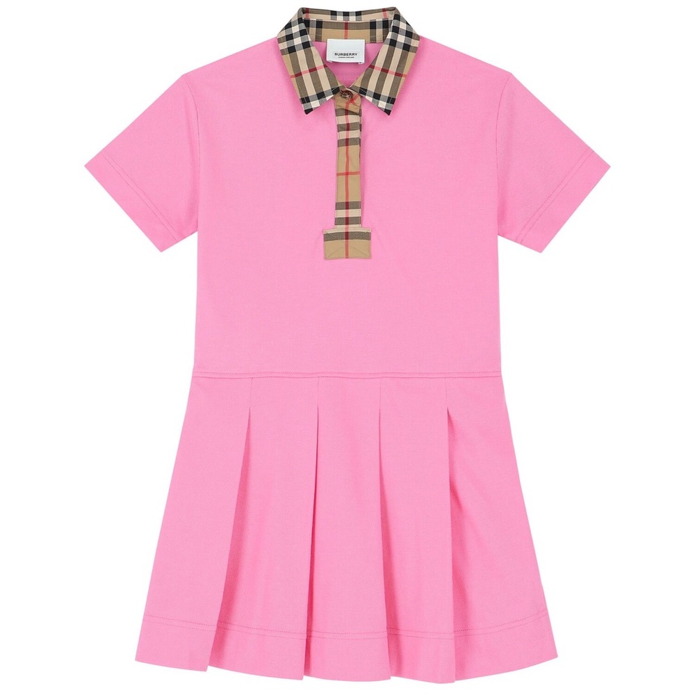 Burberry Girls Pink Polo Dress